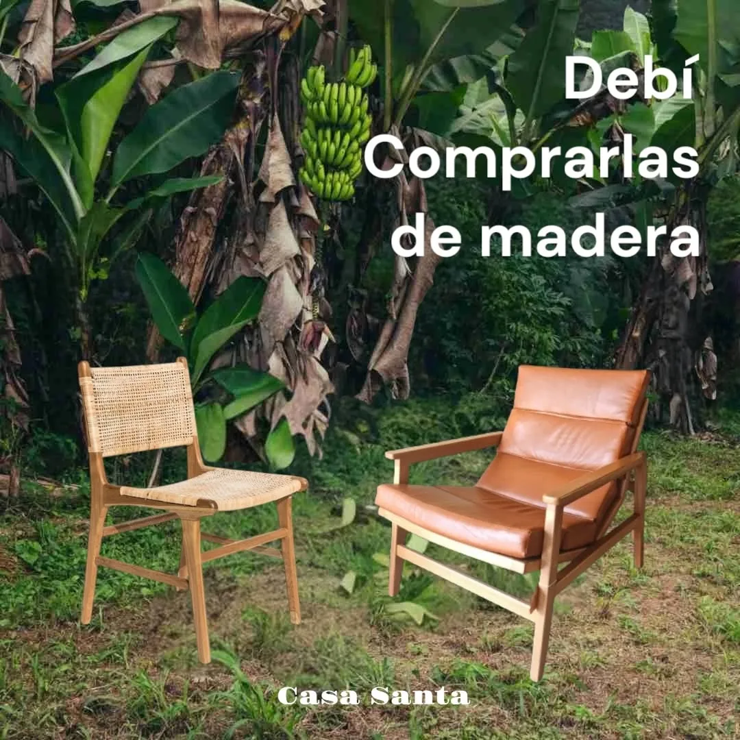 Comedores de madera sólida - Casa Santa